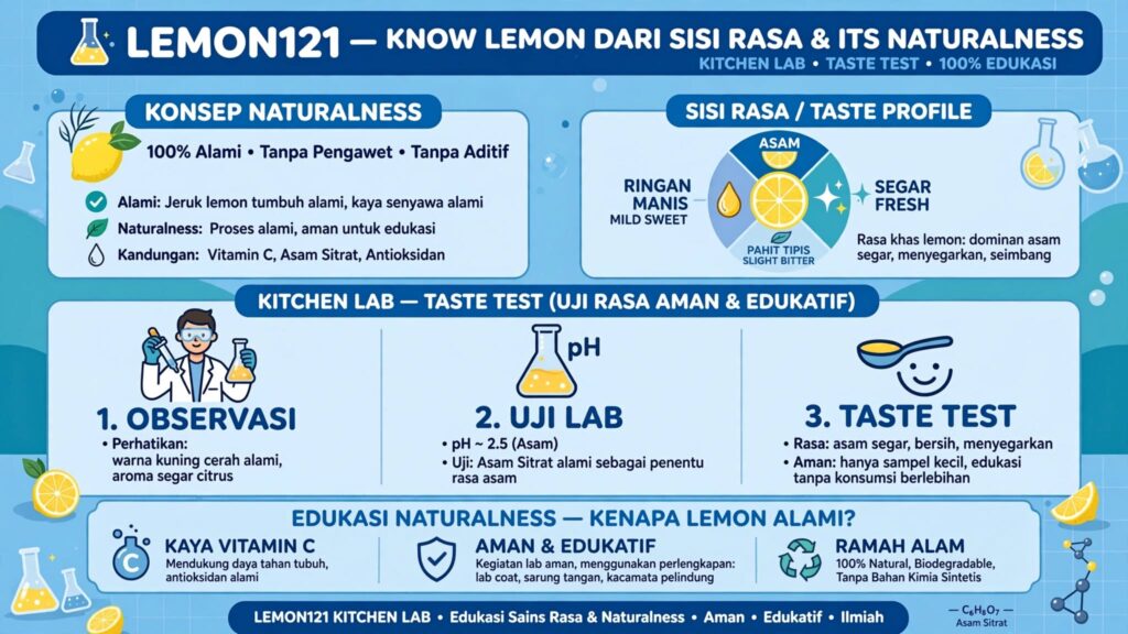 LEMON121: Know Lemon dari Sisi Rasa dan Its naturalness